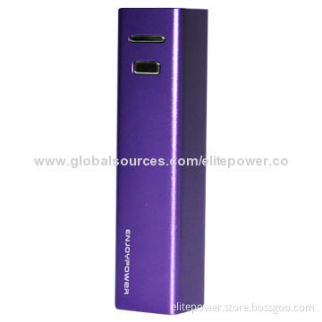 Mini Power Bank with 2,200mAh, 5V/1A, for iPhone 4S/4, Samsung Galaxy 3